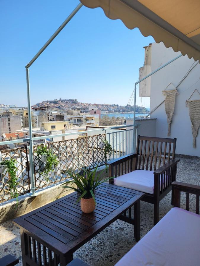 Roof Garden-Studio Apartamento Kavala Exterior foto